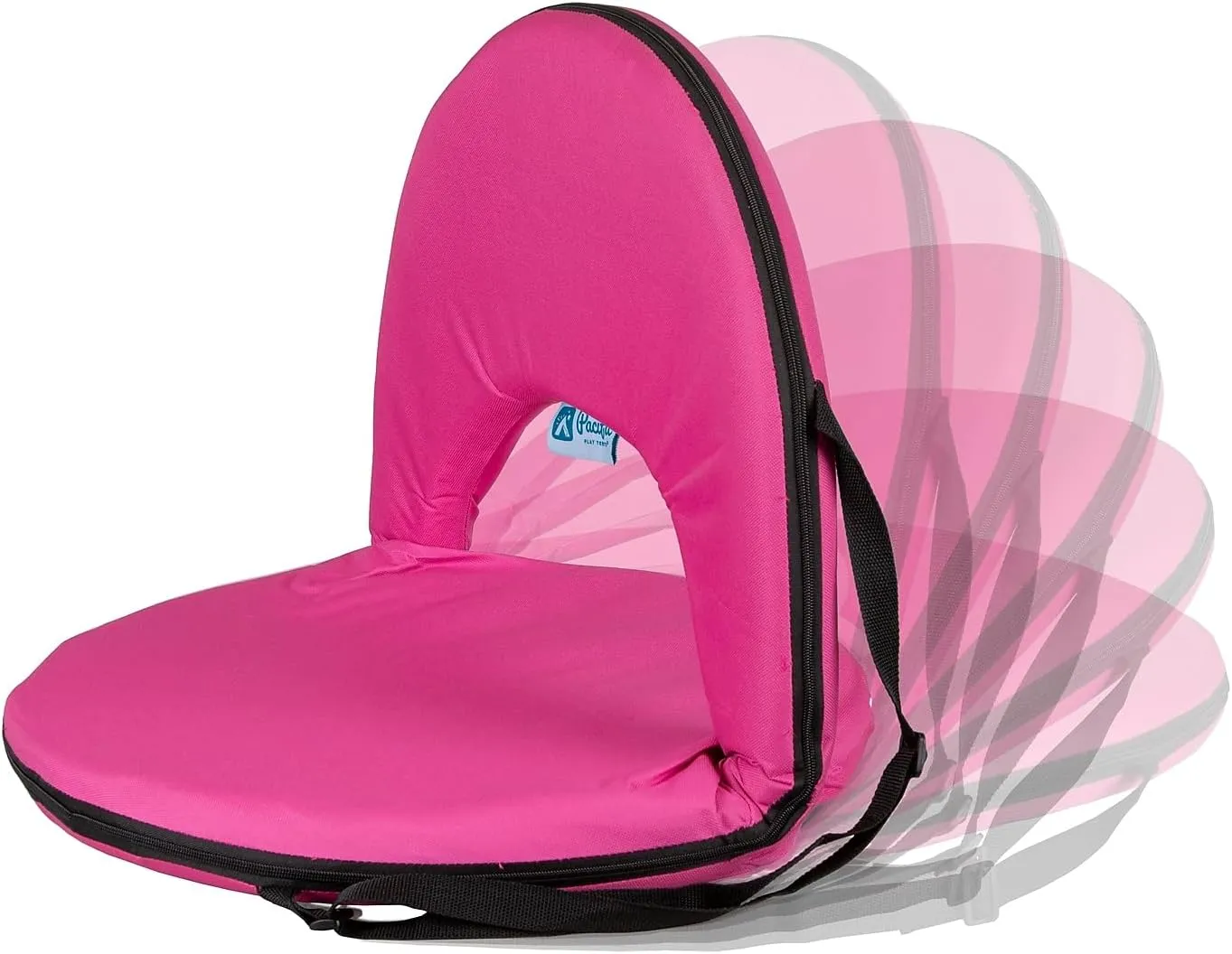 STANSPORT - Go Anywhere Multi-fold Comfy Padded Floor Chair With Back Support