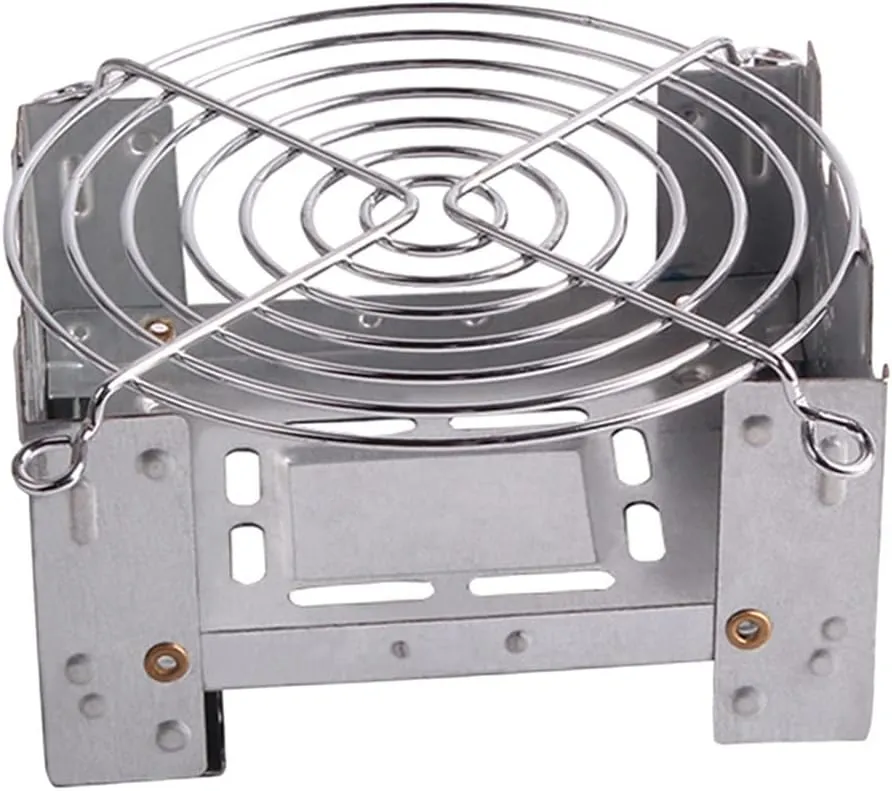 Steel Folding Stove, Outdoor Portable Cooker, Stainless Steel Camping Stove, Solid Fuel Stove, Picnic Barbecue Stand (D)