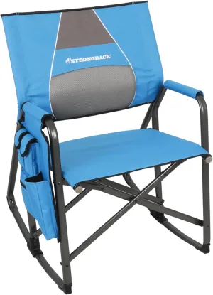 STRONGBACK Outdoors Director Chair - Portable Camping Chair with Lumbar Support - Heavy-Duty and Foldable