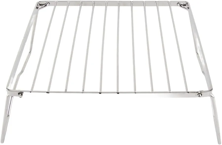 SUNGOOYUE Portable Aluminium Alloy and Stainless Steel Grill, Outdoor Mini Folding Grill, Easy to Carry, for Outdoor Use Grill, Camping and Picnics