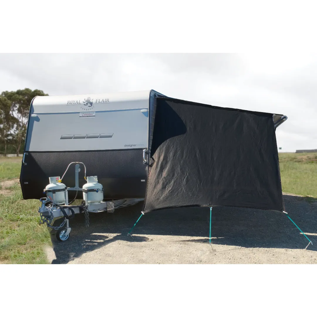 Supex - End Wall Privacy Screen - To Suit Caravans