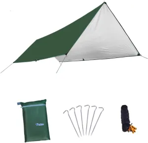 SUPVOX 1set Outdoor Tarp Groundsheet Mat for Sunshade Beach Picnic and Camping Large for Rain Shelter and Wind