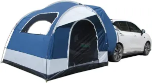 SUV Tent for Nissan Qashqai 2008-2023, Double Layer Design Camping Tent Outdoor Portable Waterproof Car Rear Trunk Tent, Car Tailgate Tent, Car Accessories