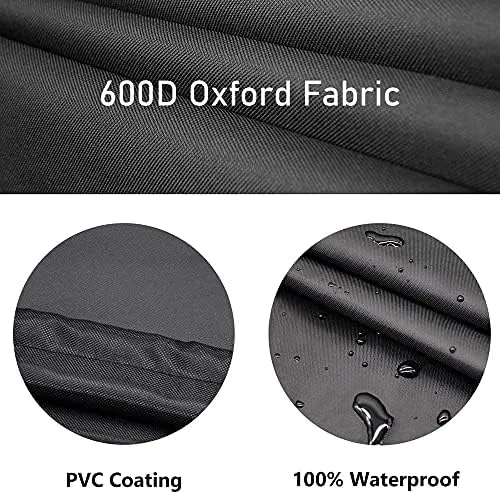 Tabletop Grill Cover for Pit Boss 75275 & PB336GS, Cuisinart CGG-306 Covers 24 Inch Table Top Most 2-Burner Portable Heavy Duty Waterproof Black WC003 24L*18W*13H inch