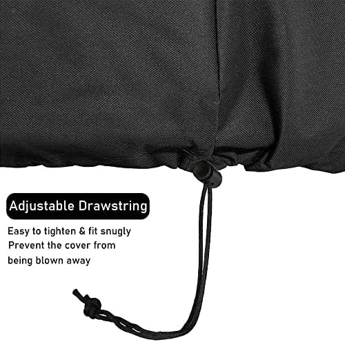Tabletop Grill Cover for Pit Boss 75275 & PB336GS, Cuisinart CGG-306 Covers 24 Inch Table Top Most 2-Burner Portable Heavy Duty Waterproof Black WC003 24L*18W*13H inch