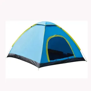 Tent 1 to 3 Person Camping and Backpacking Tents, Speed Throw Outdoor Tent, Double Door Portable Camping Tent, Waterproof and UV Resistant Ventilation Awning (Color : D) (D One Size)