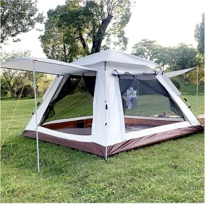 Tent Family 4 Man, Instant Tent Stable Sturdy Camping Tent for Hiking Backpacking