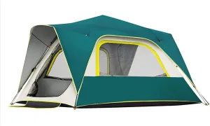 Tent Waterproof Camping Tent Double Layers Outdoor Fishing Tourist Tent 3-4/4-5 Person Beach Tent Anti-UV Sun Shade Tent Outdoor