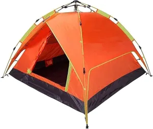 Tent,Camping Family Tent Easy Set Up Camping Tent Lightweight Backpack Tent,Hiking and Mountain Trips Color:Orange,Size:200x180x115cm