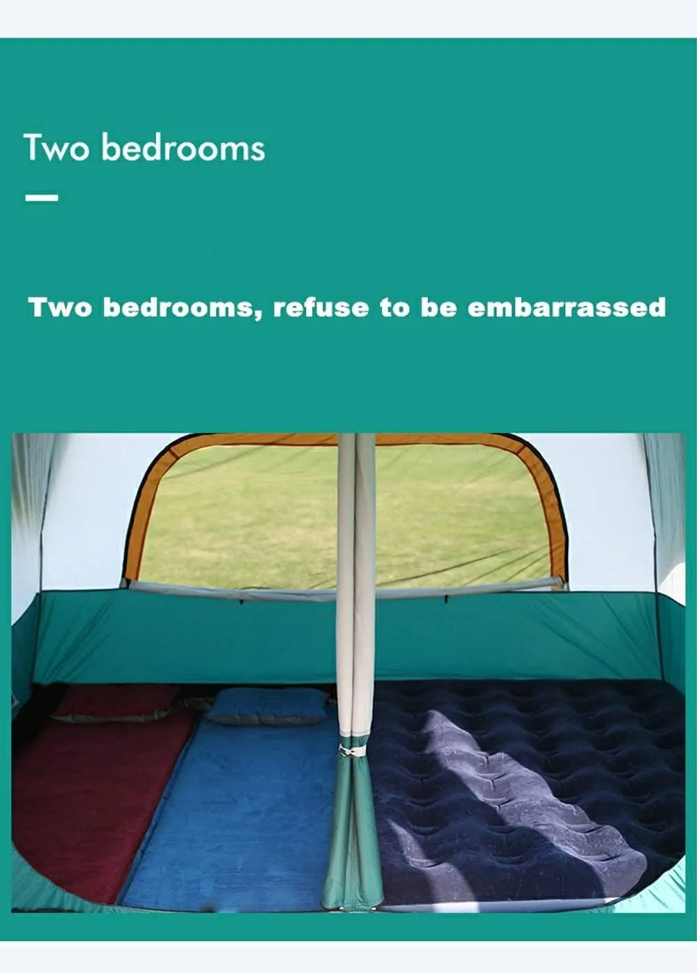 Tents Automatic Pop-Up Tents for 3 to 4 Person Instant Camping Tent, Protection Thermal Insulation Tent Waterproof Tent