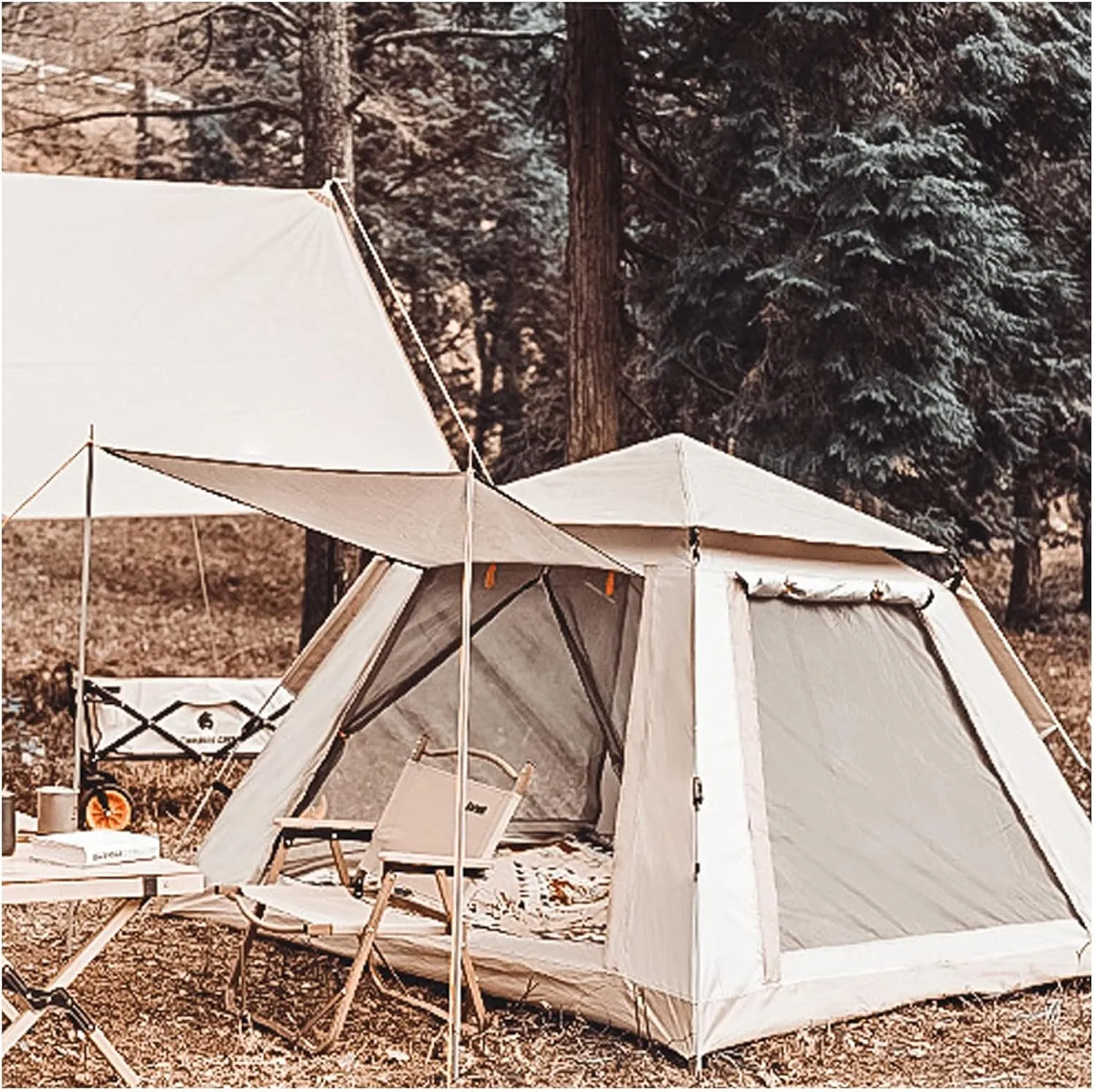 Tents for Camping 4 People,Waterproof Camping Tents Family Stable Sturdy Bivy Tent for Family,Outdoor,Hiking and Mountaineering