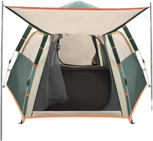 Tents for Camping Outdoor Canopy Top Frame Waterproof Tents Shelter Rainproof Tent Side Garden