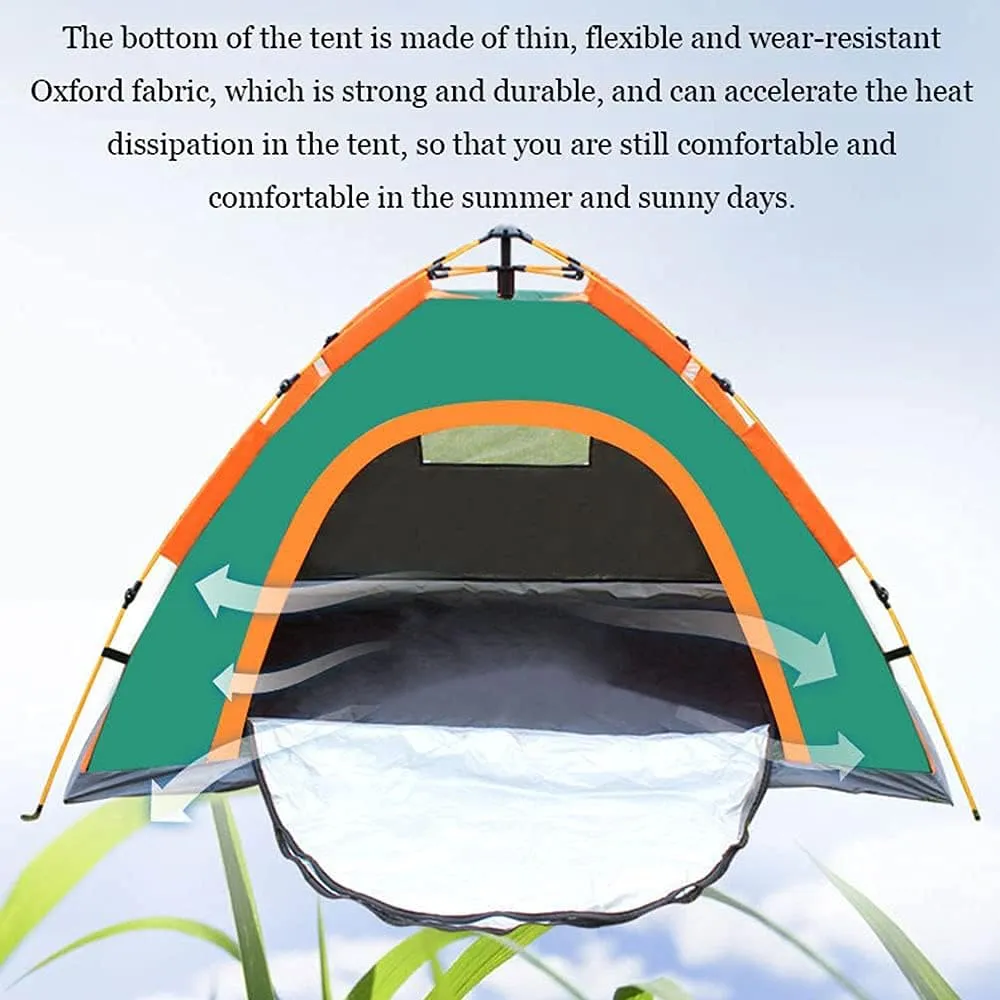 Tents Pop up Family Camping for 2-4 Persons,Dome Waterproof Sun Shelter,Quick Set up for Camping,Hiking,Fishing