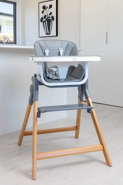 The MOOSE Frankie Foldable HighChair (Grey)