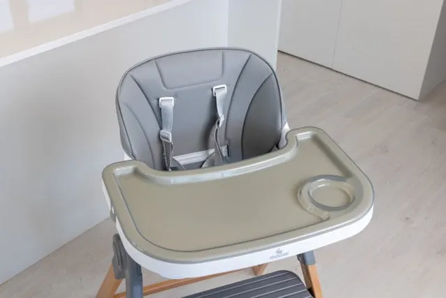 The MOOSE Frankie Foldable HighChair (Grey)