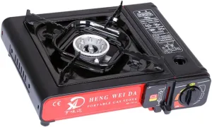 Totority Stainless Steel Picnic Gas Stove Windproof Outdoor Gas Cooker Induction Control Perfect for Camping
