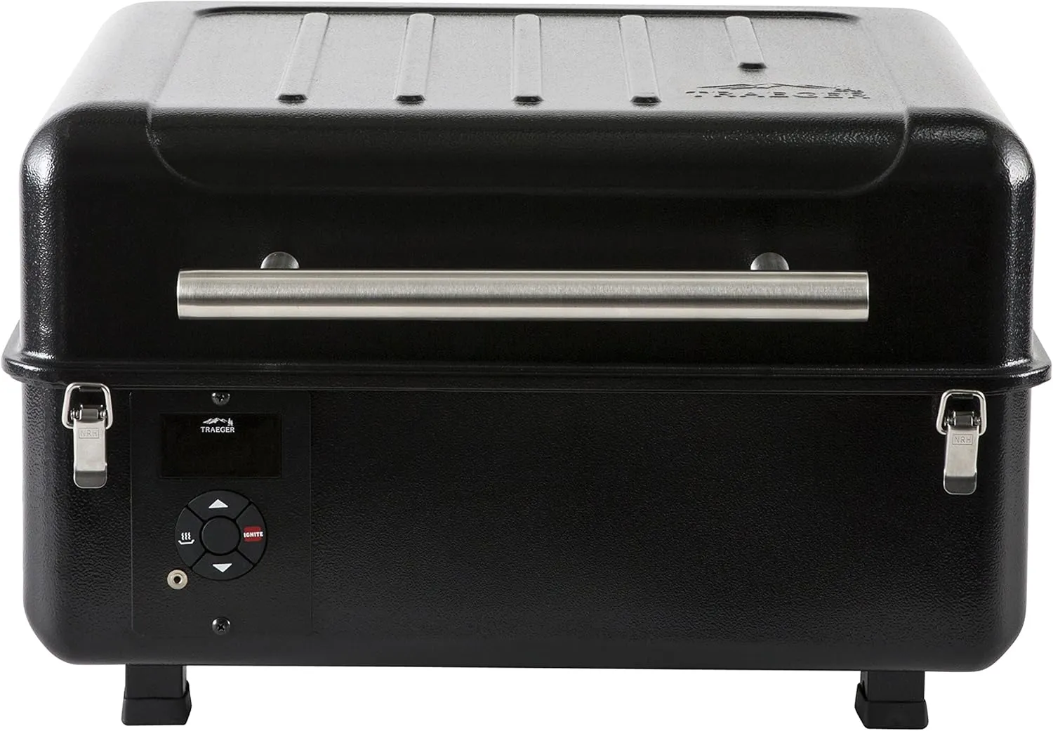 Traeger Grills Ranger Portable Wood Pellet Grill and Smoker, Black Small & Full-Length Grill Cover - Ranger/Scout