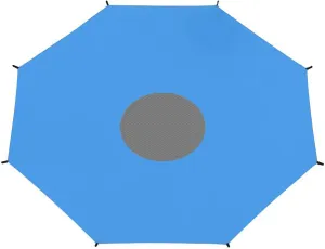 Trampoline Cover Fit for 14ft with 6 Poles, Anti-UV Oxford Cloth Trampoline Shade Cover with Mesh Skylight, Easy to Install Trampoline Canopy for Outdoor Backyard Playground Trampoline Canopy