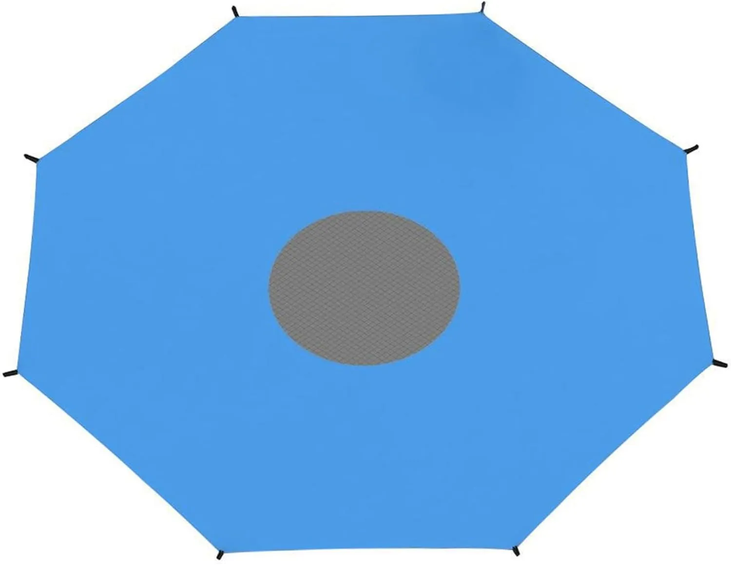 Trampoline Cover Fit for 14ft with 8 Poles, Anti-UV Oxford Cloth Trampoline Shade Cover with Mesh Skylight, Easy to Install Canopy for Outdoor Backyard Playground
