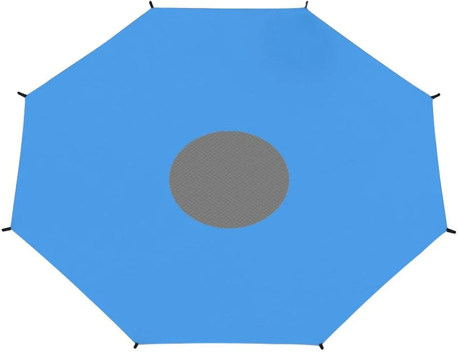 Trampoline Cover Fit for 14ft with 8 Poles, Anti-UV Oxford Cloth Trampoline Shade Cover with Mesh Skylight, Easy to Install Canopy for Outdoor Backyard Playground