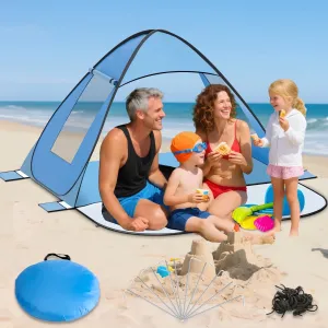 Trendsetting Canopy with Protection Beach Beach Carry Sun Shelter Pop-up UPF Portable Shade Tent Unbeatable variety 50  Bag
