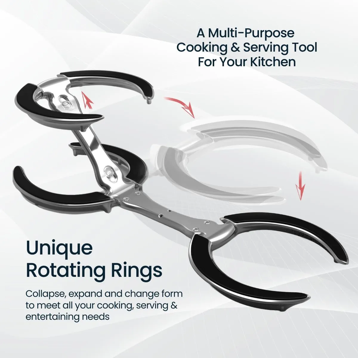 Trivae Lid Holder and Pot Holder, with Unique Trivet and Cake Stand Function - 4 in 1 Kitchen Accessory for The Cooking Lover