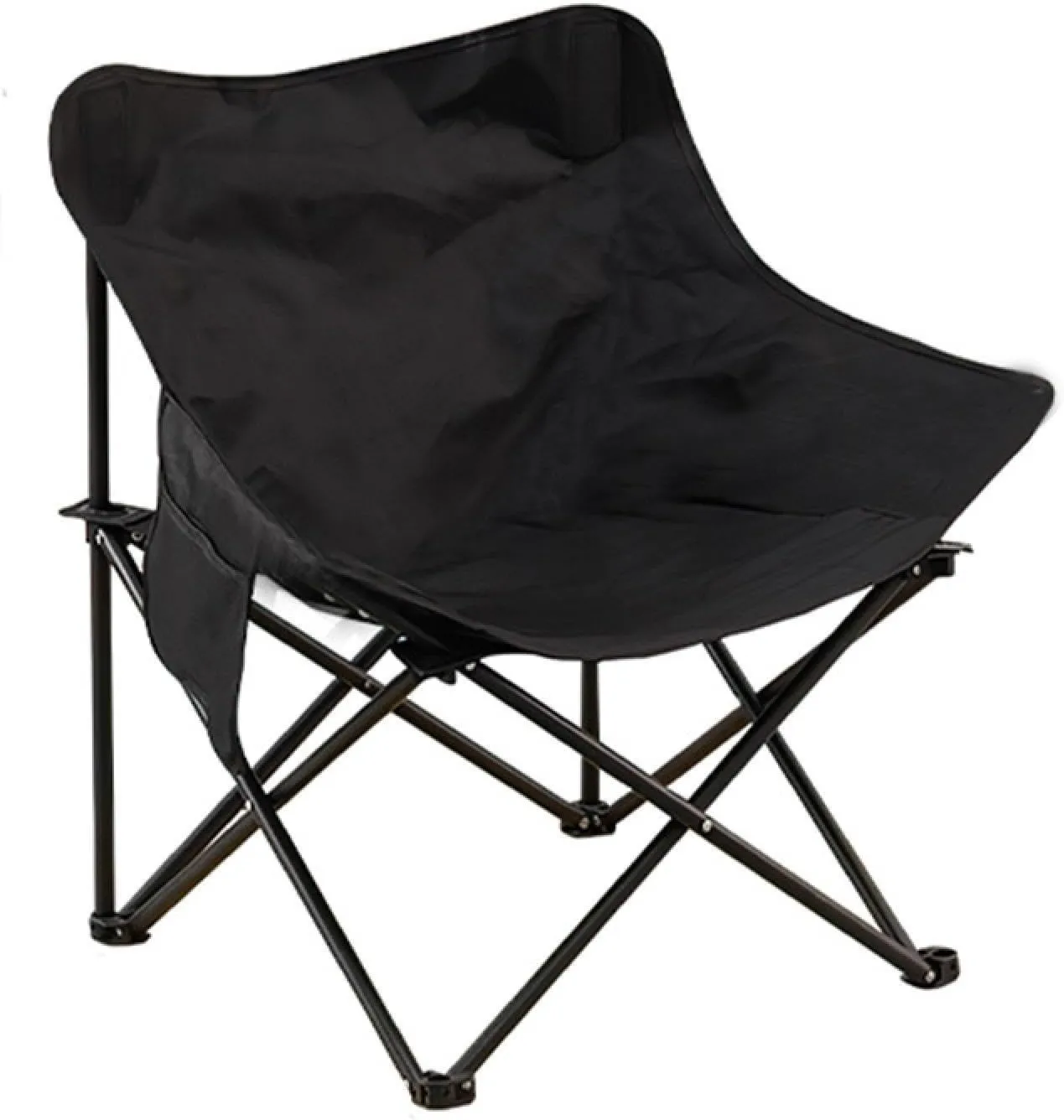 Ultralight Kermit Camping Chair 400lbs Capacity - Portable Moon Chair with Carry Bag, Folding Outdoor Chair for Backpacking, Beach, Fishing - Heavy Duty Oxford Fabric & Aircraft Aluminum Frame