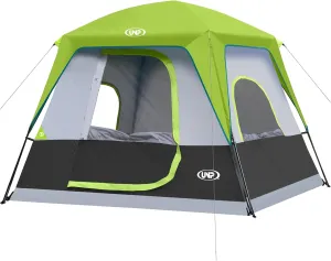 UNP 2/4/6/8 Person Tent, Portable Cabin Tent, Camping Tent 4-Person Easy Set Up, Waterproof with Top Rainfly for Outdoor Camping/Hiking