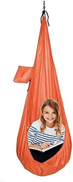 VARWANEO Child Hammock Chair Kids Swing Outdoors or Home Portable and Foldable Pod Outdoor Indoor Hanging Seat