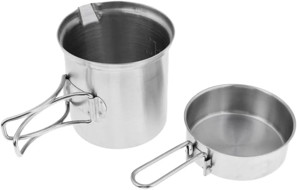 Versatile Collapsible Camping Soup Pot for Frying Casseroles with