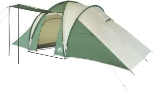 vidaXL Family Tent Dome 6-Person Green Waterproof
