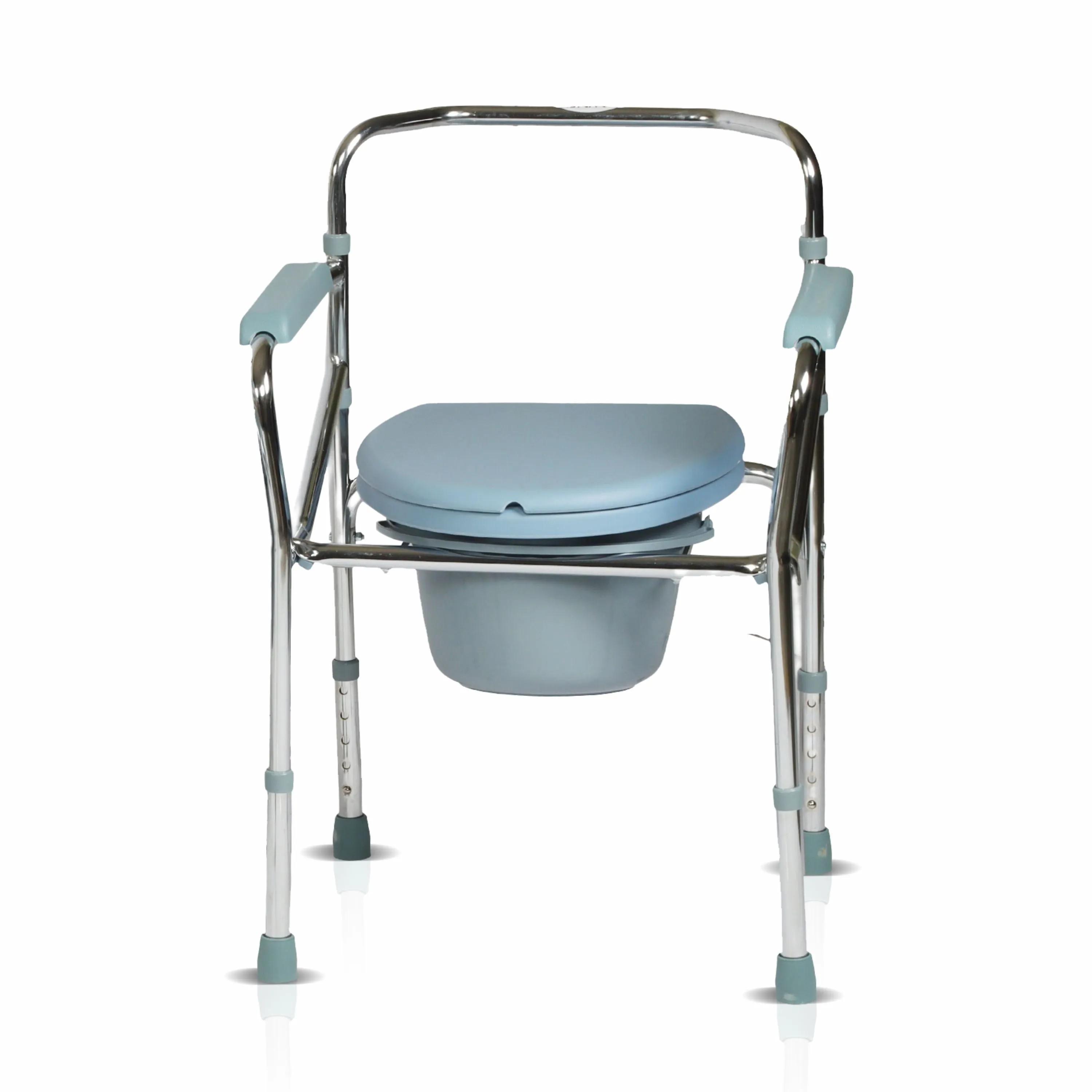 VMS Careline Foldable Commode Chair - CLASSIC