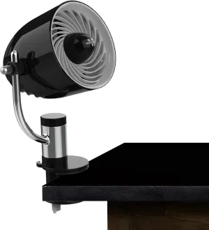 Vornado Pivot Clip Personal Air Circulator Fan with Multi-Surface Clip, Quiet Portable Fan for Office or Bedroom, 3 Speeds, Black