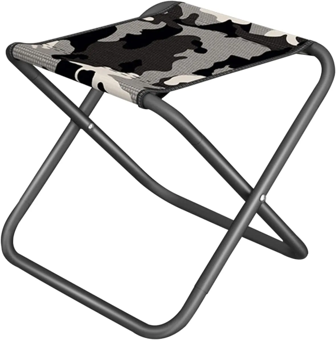 Wakauto Portable Folding Stool Outdoor Multi Function Compact Chair for Camping Fishing and Leisure Activities Lightweight and Durable Design for Easy Carrying and Storage