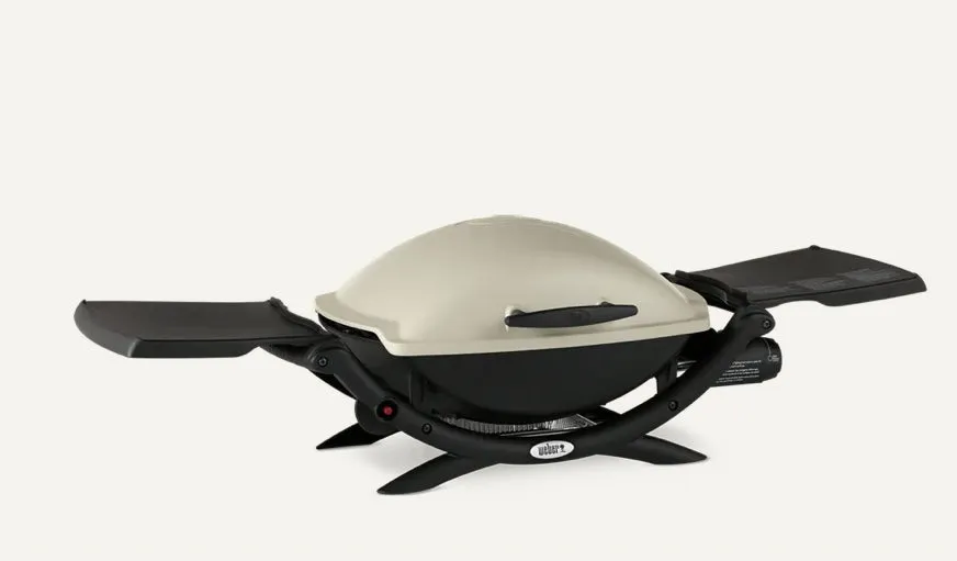 WEBER - Q 2000 Portable Propane Gas Grill - Titanium - 53060001