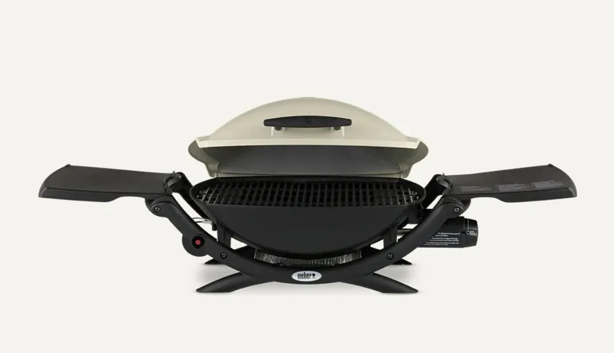 WEBER - Q 2000 Portable Propane Gas Grill - Titanium - 53060001