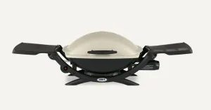 WEBER - Q 2000 Portable Propane Gas Grill - Titanium - 53060001