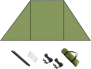 Windbreaks Stove Windscreen Oxford Cloth, Camping Windbreak, Camping Beach Windshield Shelter, Wind Breaker For Outdoor Activities, Outdoor Caravan Privacy Shield, For Grills BBQ Picnic(Type C Green)