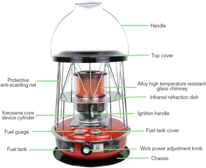 Winter Camping Kerosene Stove Ice Fishing Kerosene Heater Portable Kerosene