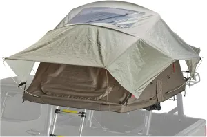 Yakima SkyRise HD Medium Heavy Duty 4 Season Rooftop Tent for 2 People with Auto-Close Function and 2.5 Inch Foam Mattress with Removable Cover, Tan
