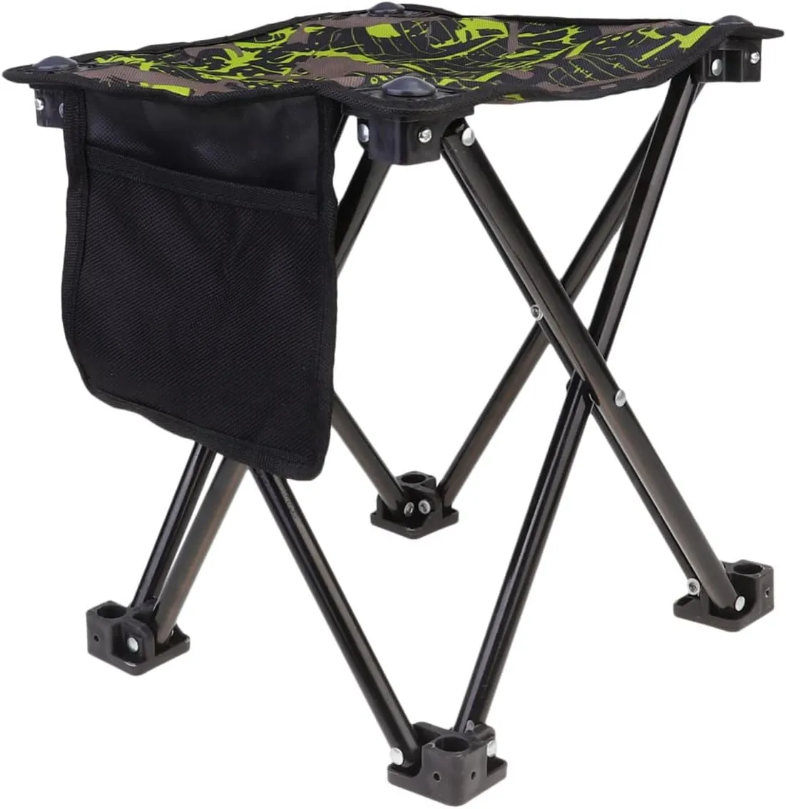 Yardwe Folding Fishing Chair Portable Outdoor Stool Air-Permeable Seat for Camping Hiking Picnics Beach Trips Compact Design for Easy Storage and Transport Great for Travel Activities