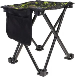 Yardwe Folding Fishing Chair Portable Outdoor Stool Air-Permeable Seat for Camping Hiking Picnics Beach Trips Compact Design for Easy Storage and Transport Great for Travel Activities