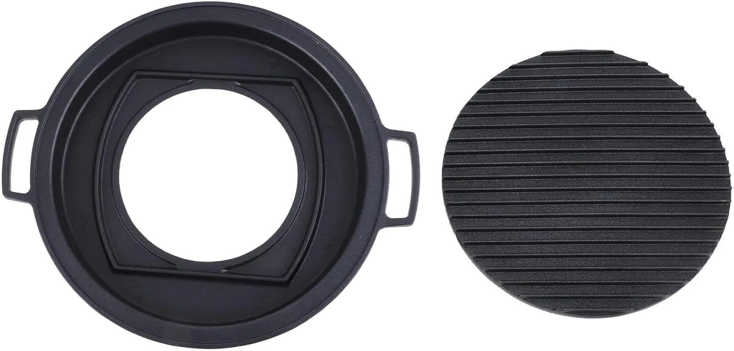 Yosoo Japanese Style BBQ Grill Multi Functional Portable Charcoal Grill for Camping, Picnics - Aluminum Alloy Material (Large Circle)