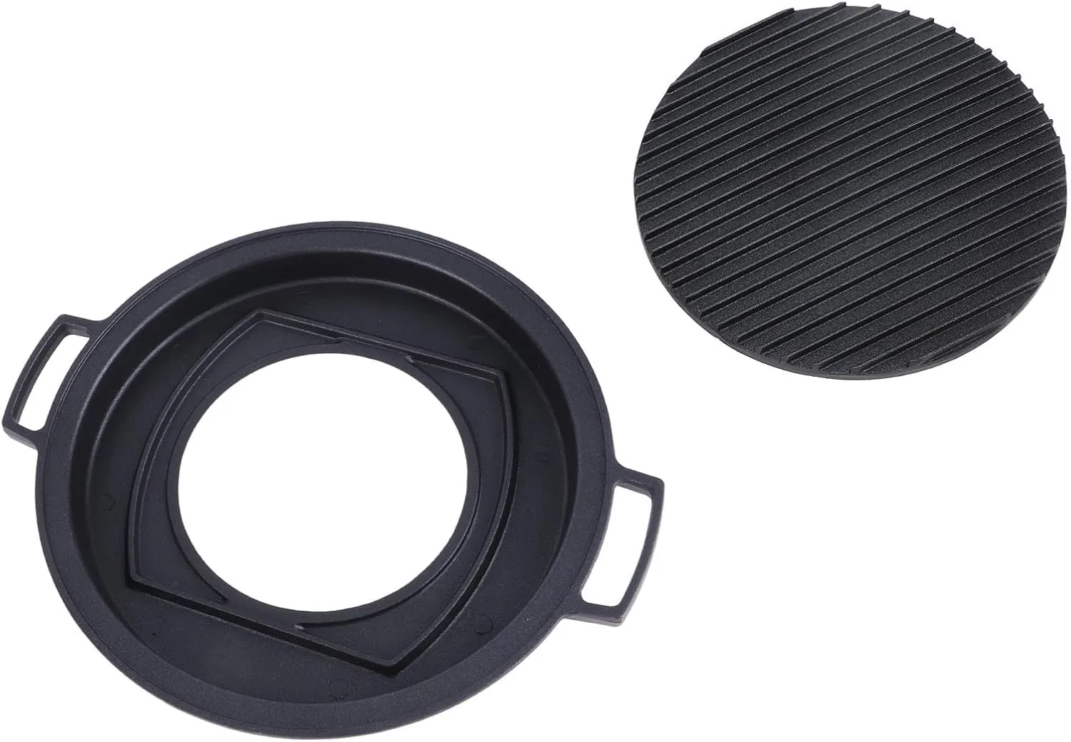 Yosoo Japanese Style BBQ Grill Multi Functional Portable Charcoal Grill for Camping, Picnics - Aluminum Alloy Material (Large Circle)
