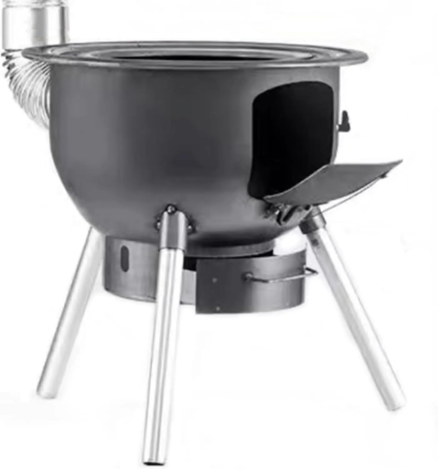YVYKFZD Outdoor Wood Burning Stove, Multifunctional Camping Wood Stove, Portable Hot Tent Stove, for 2 to 3 People Outdoor Camping, Travel, Picnic, BBQ (Size : 53x52cm)